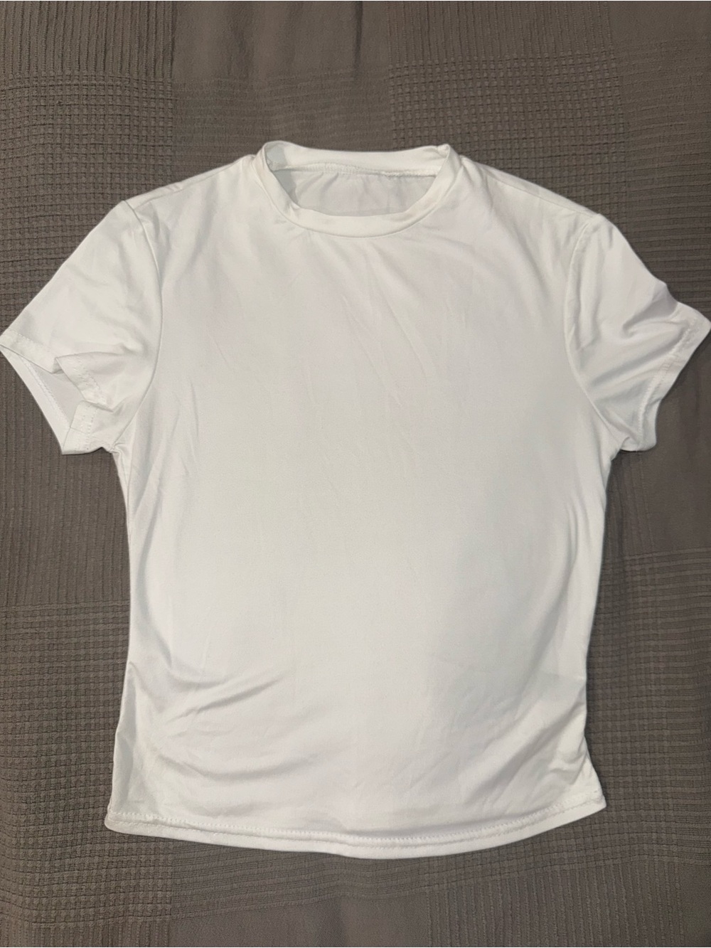 SHEIN White Crew Neck Shirt - Classic Everyday Tee